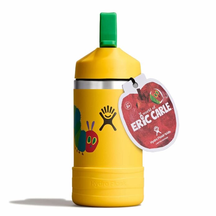 kids-12-oz-bottle-world-of-eric-carletm-u5 le26-w12-1000-kids-12-oz-wide-straw-cap-and-boot-yellow-caterpillar-straight-lid-open-withtag_1.jpg