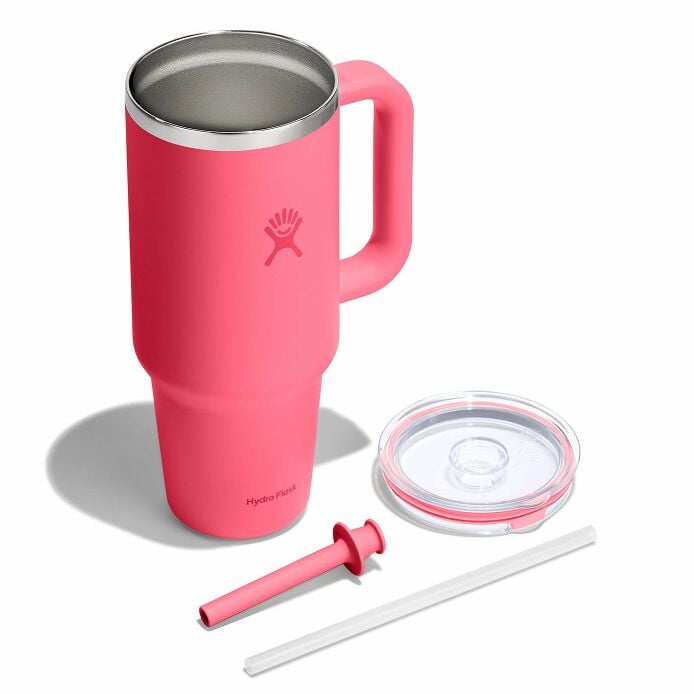 40-oz-travel-tumbler-h1 tt40pscc668-40-oz-travel-tumbler-clear-lid-popstar-pink-exploded.jpg